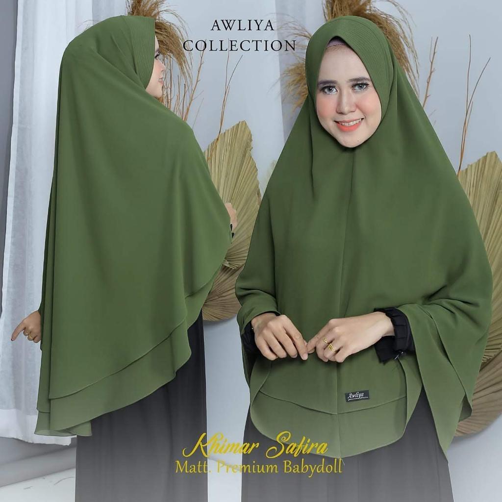 KHIMAR SYAR'I SAFIRA ORIGINAL ALIYAR BY AWLIYA//KHIMAR SYAR'I//ALIYAR BY AWLIYA COLLETION//KHIMAR SA