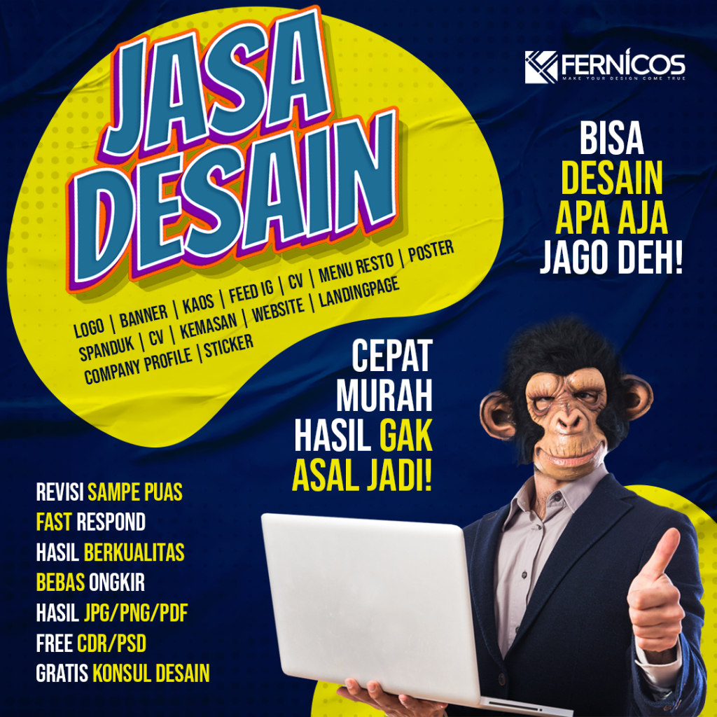 Jasa Desain Grafis - Design LOGO,  Banner Youtube, Feed IG, Company Profile, Spanduk, Banner, Poster