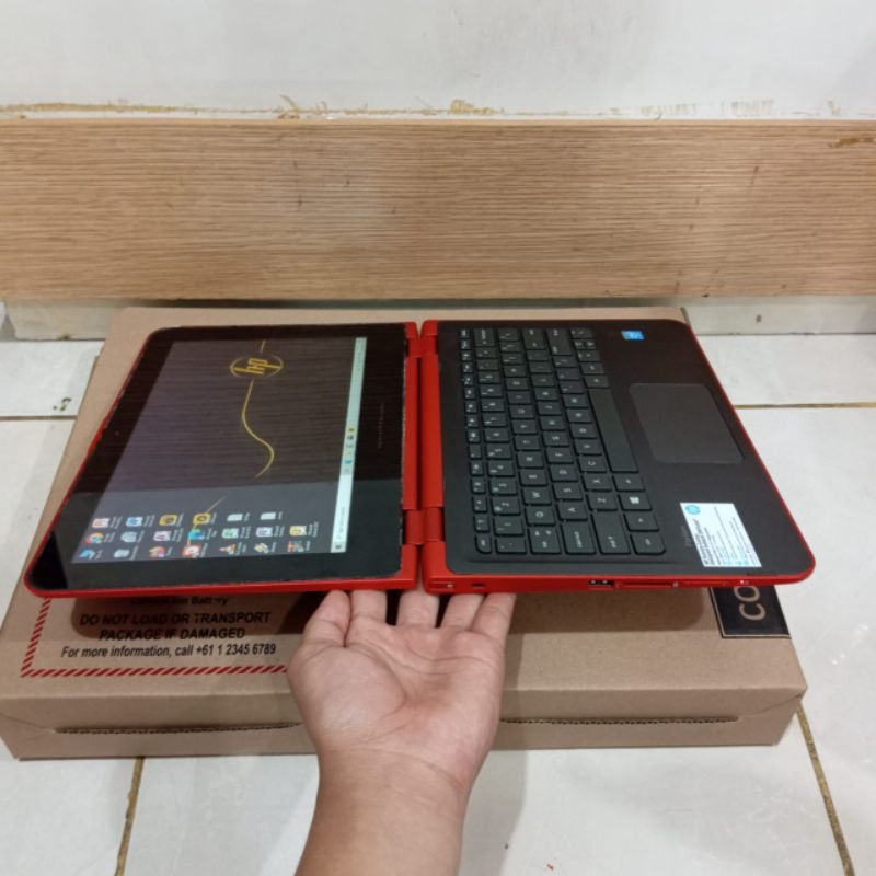 Notebook HP PAVILION X360, Pentium-N3050 Ram 4/500Gb Ready Stock