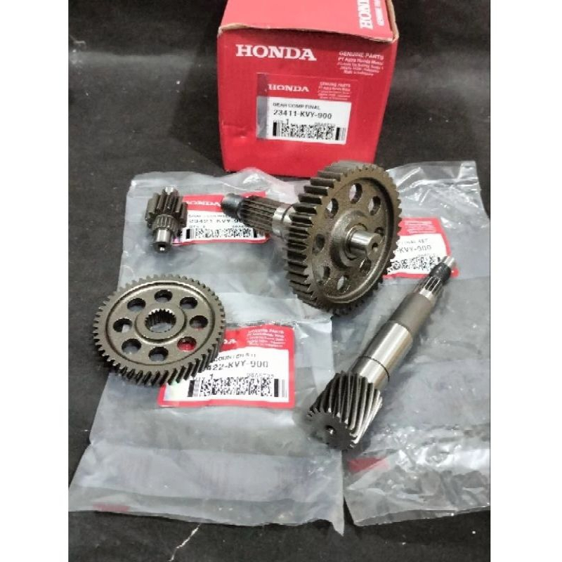 Gigi Rasio Gear Gardan Set Beat Karbu Scoopy Karbu Spacy Karbu