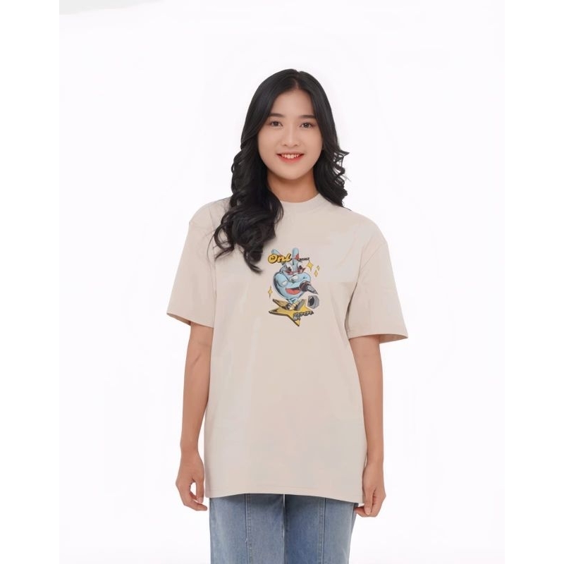 Kaos Jkt48 Vol.4 Emoji Series T-Shirt Basic | JKT48 Oniel Almond Milk