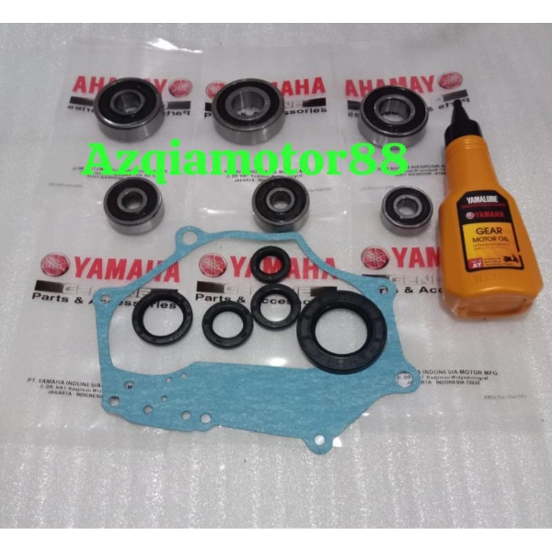 PAKET BEARING RASIO GEAR BOX 2PH +SEAL SET MIO M3 MIO 125 KOMPLIT
