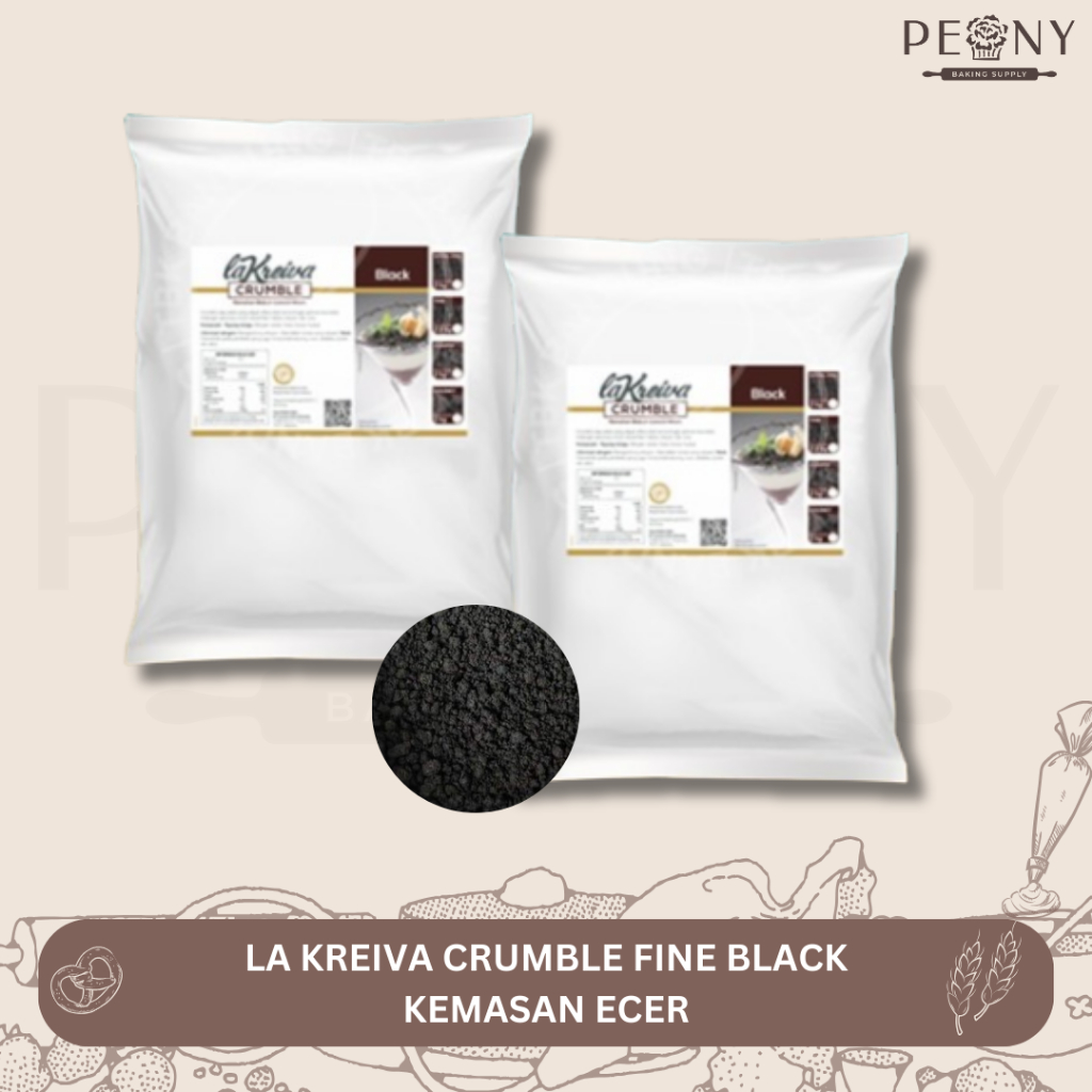 

LA KREIVA CRUMBLE FINE BLACK 2.5 KG KEMASAN ECER