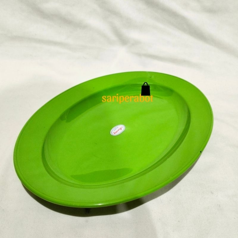 Piring Saji Oval 12 " MERCURY / Piring Lauk Bahan Plastik Tebal Anti Pecah