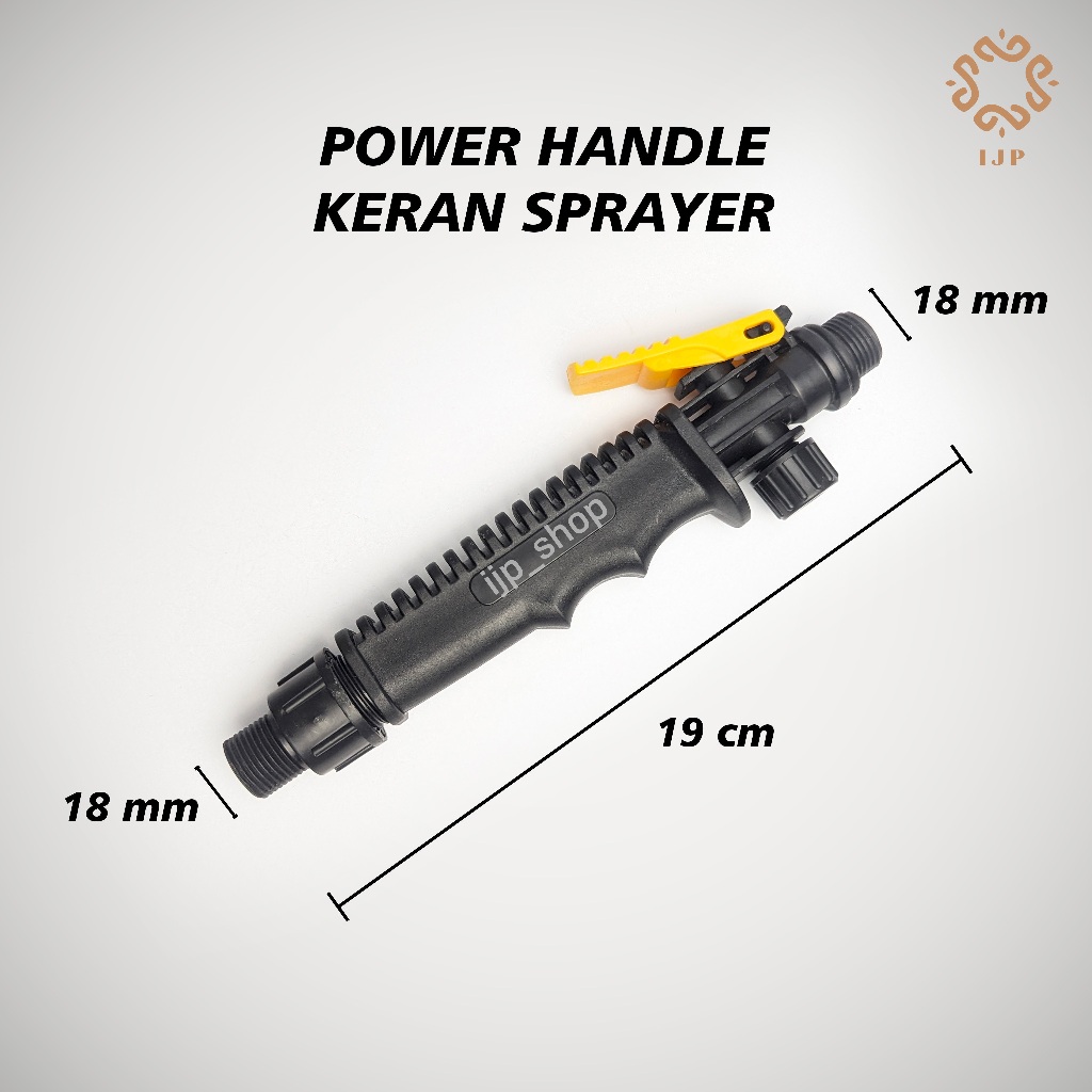 Handle Kran Keran Sprayer Elektrik knapsak Kuning Yoto Original