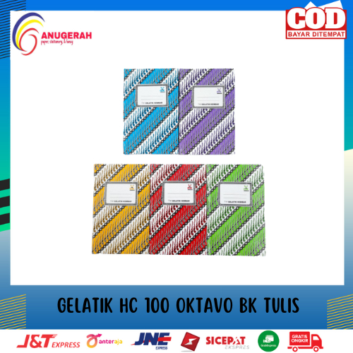 

HARD COVER GELATIK 100 OKTAVO BUKU TULIS(PCS)