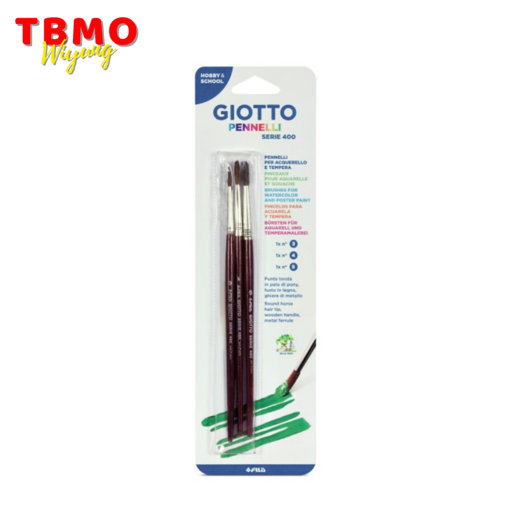 

TBMO Giotto Pennelli Kuas Lukis Art Brush Round Series 400 27100