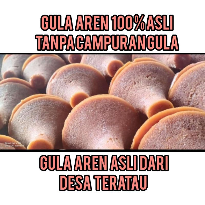 

Gula Merah / Gula Aren 100 % Asli Tidak Ada campuran gula. Gula Merah Desa Teratau