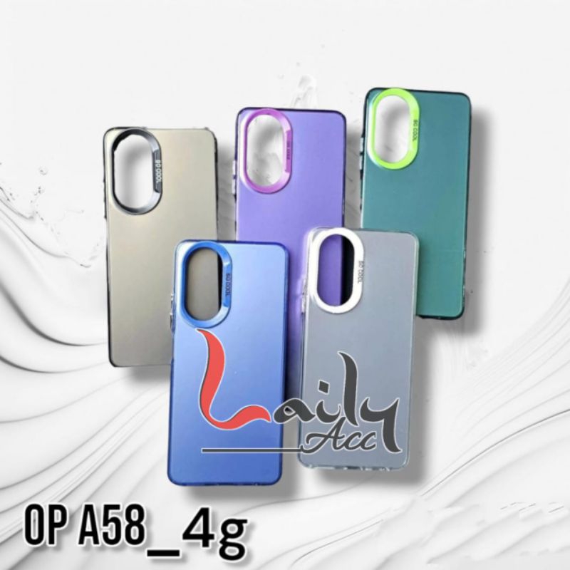 SOFT CASE IMD SO COOL OPPO A58 4G SILIKON HARDCASE HOLOGRAM