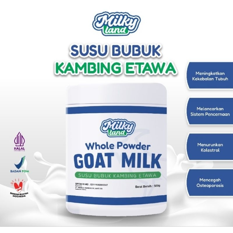 

Susu bubuk kambing etawa premium menurukan kolestrol meningkatkan kekebalan tubuh ampuh