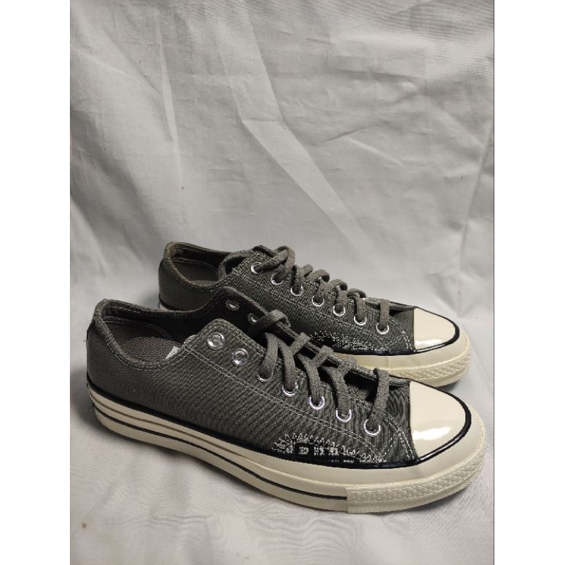 Converse 70s Low Crafted Ollie Patch Origin Story Grey A04501c Original Resmi