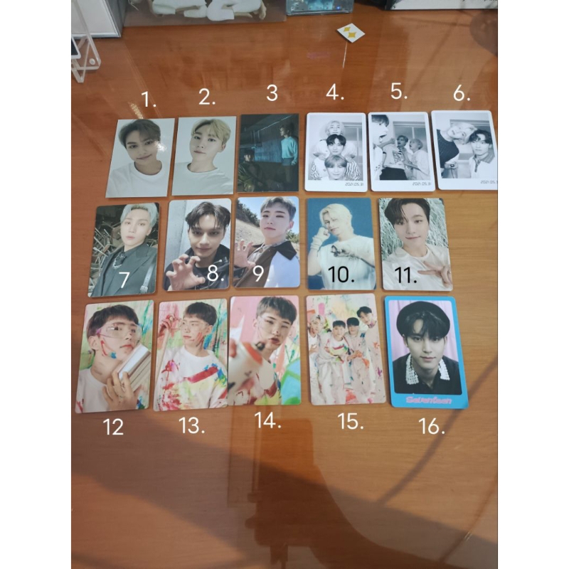 [WTS] All About SEVENTEEN Official PC | Pendant 6th Anniversary, Bittersweet TC, DICON polaroid, Att