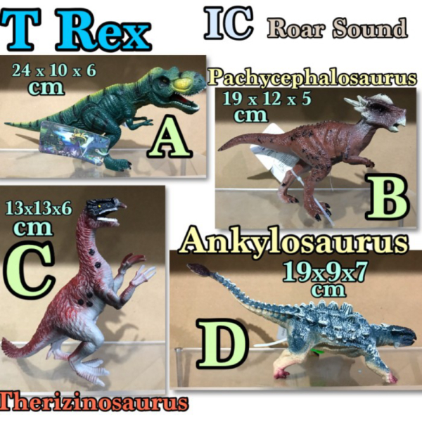 

Mainan Promo - Figure Dino / IC Dinosaurus B. Topper w/ Dinosaurs Kue - Murah PACHYCEPHALO Sound