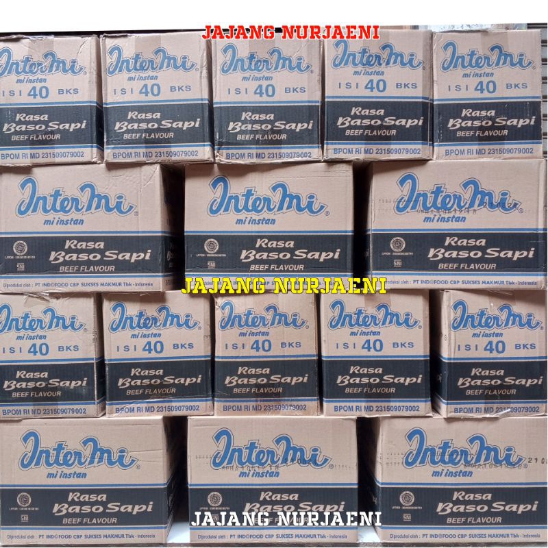 

MIE INTERMIE - Mie Intermie Rasa Baso Sapi 55gr Harga 1 dus isi 40pcs - Mie Instan Intermie Murah Meriah Promo