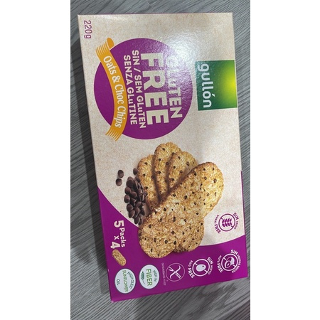 

Gullon Oats & Choc Chips 220gr (5 Packs )
