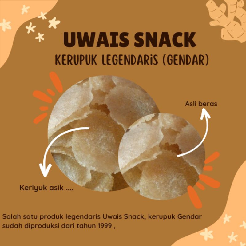 

kerupuk gendar 500grm