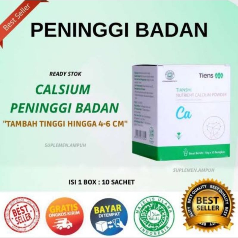 

PENINGGI BADAN [MURAH] SUSU KALSIUM[100% ORIGINAL]NUTRIENT HIGH CALCIUM POWDER / UNTUK PENINGGI BADAN REMAJA ANAK ANAK HINGGA ORANG DEWASA / BISA MEMPERBAIKI STRUKTUR TULANG / PENYAKIT OSTEOPOROSIS / MEMAKSIMALKAN TINGGI BADAN HINGGA 95% PENYERAPAN TUBUH.