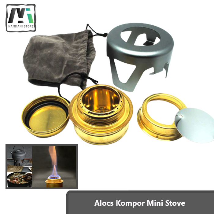 Alocs Kompor Spiritus Portable Outdoor Mini Stove