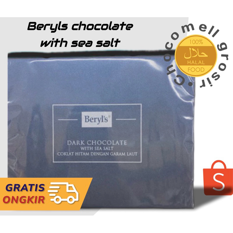 

Beryl's Dark coklat with sea salt premium box216gr