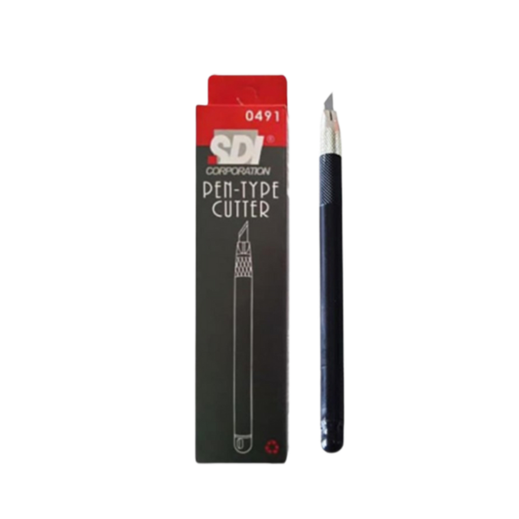 

Cutter Pen / Art Knife SDI 0491 + Refill Blade 10 pcs