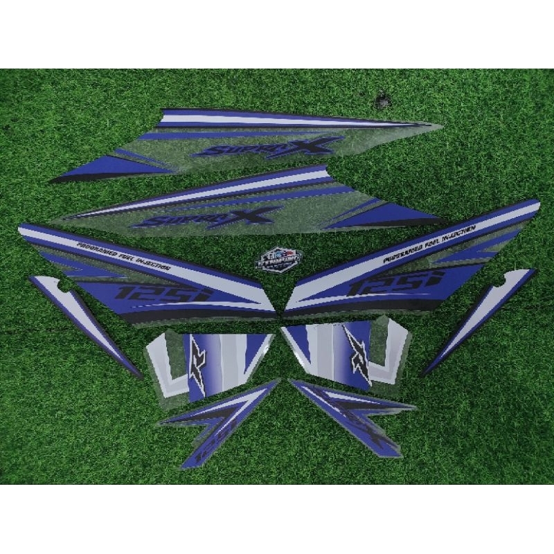 Striping Stiker Supra x 125 Batman/Supra x 125 fi Transparan custom