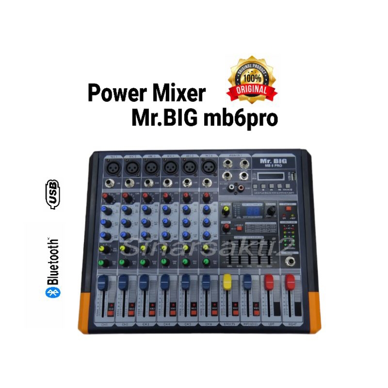 Power mixer Mr.BIG mb6pro