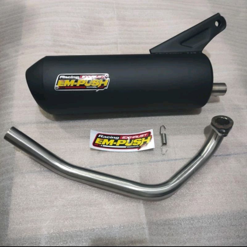 Knalpot Standar Racing Empush MP7 Mpring, Beat, Scoopy, Genio, Deluxe