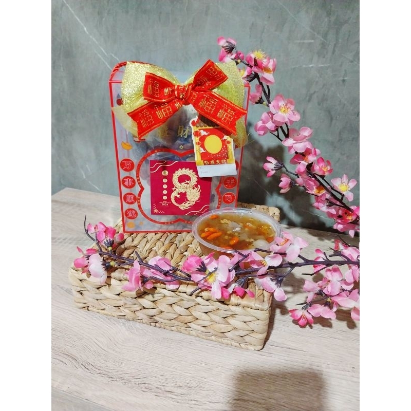 

Hampers Imlek/Hamper CNY Peach Gum Double Collagen Dessert 12bahan