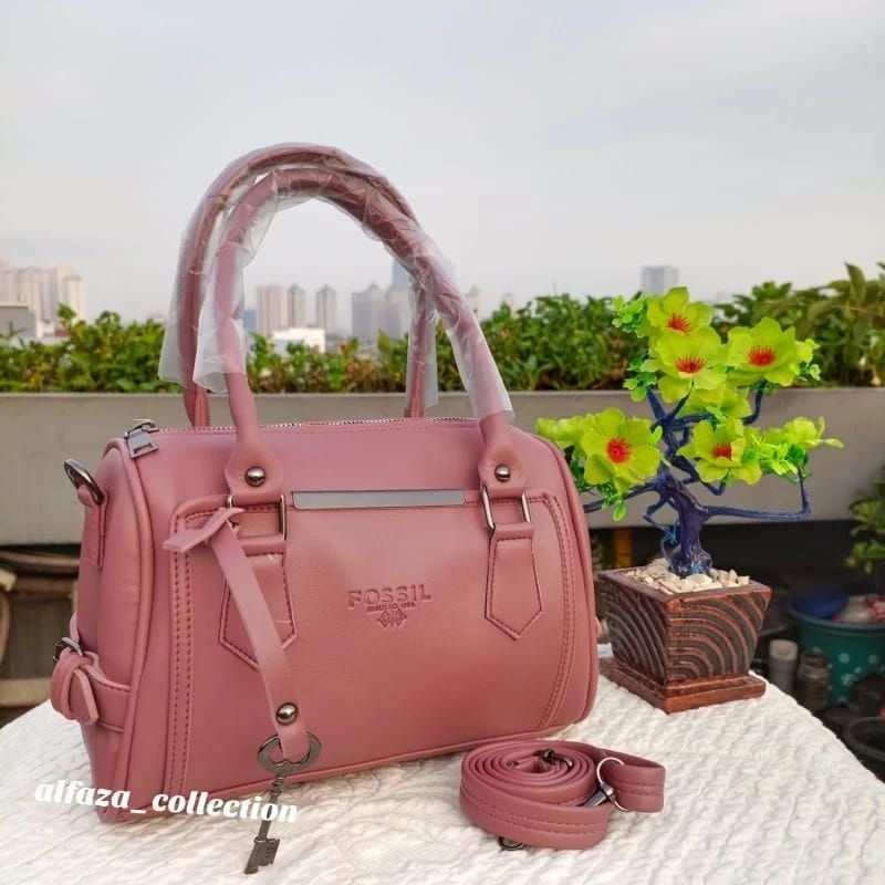 ALFAZA Tas Wanita Model Tabung/ Speedy Behel tas bulat tas gaya model kekinian