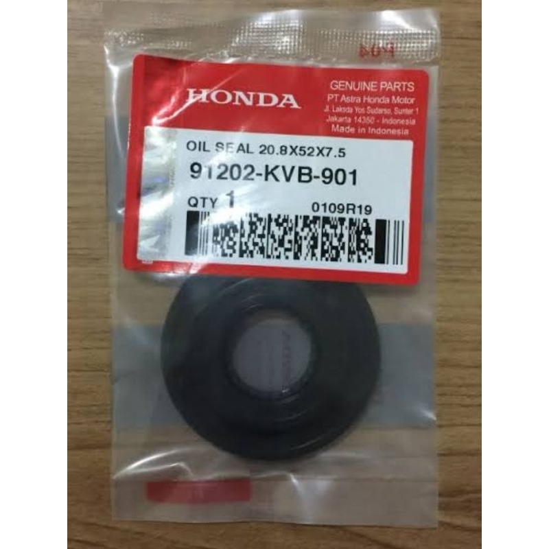 91202-KVB-901 HGP 100 % OIL SEAL 20.8X52X7.5 SIL ASKRUK  VARIO 110 BEAT SPACY SCOOPY 91202KVB901 Rp9