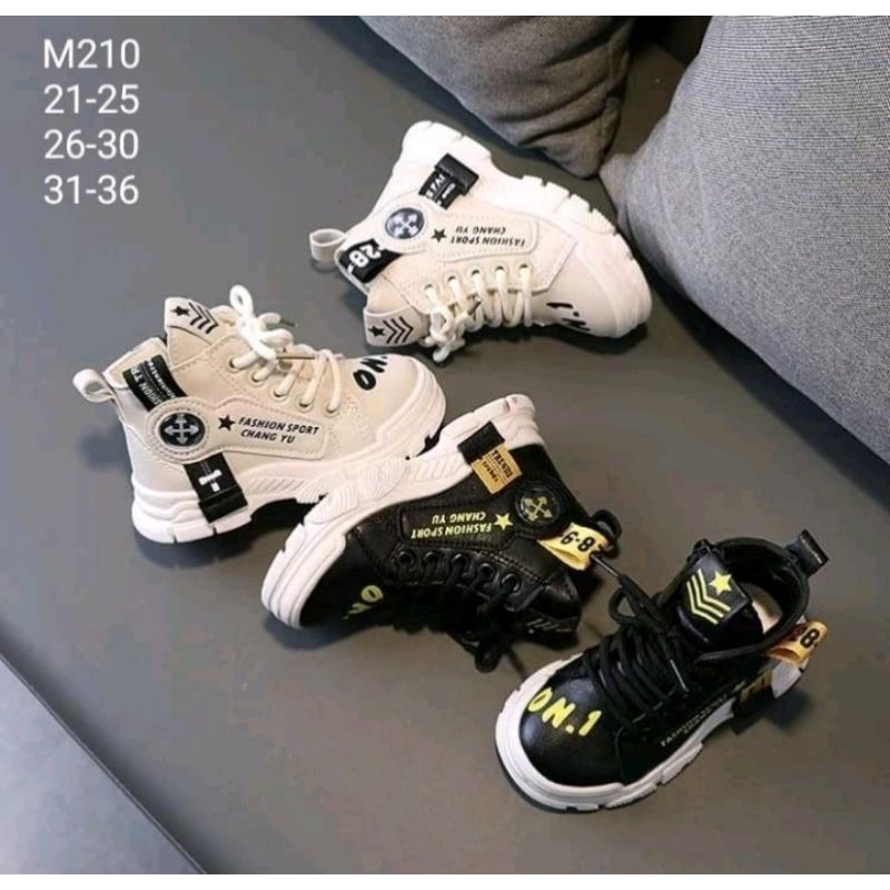 SEPATU SNEAKERS ANAK LAKI LAKI PEREMPUAN  BOOT 21-36 TERBARU KEREN NYMAN RINGAN LENTUR CEPAT KERING 