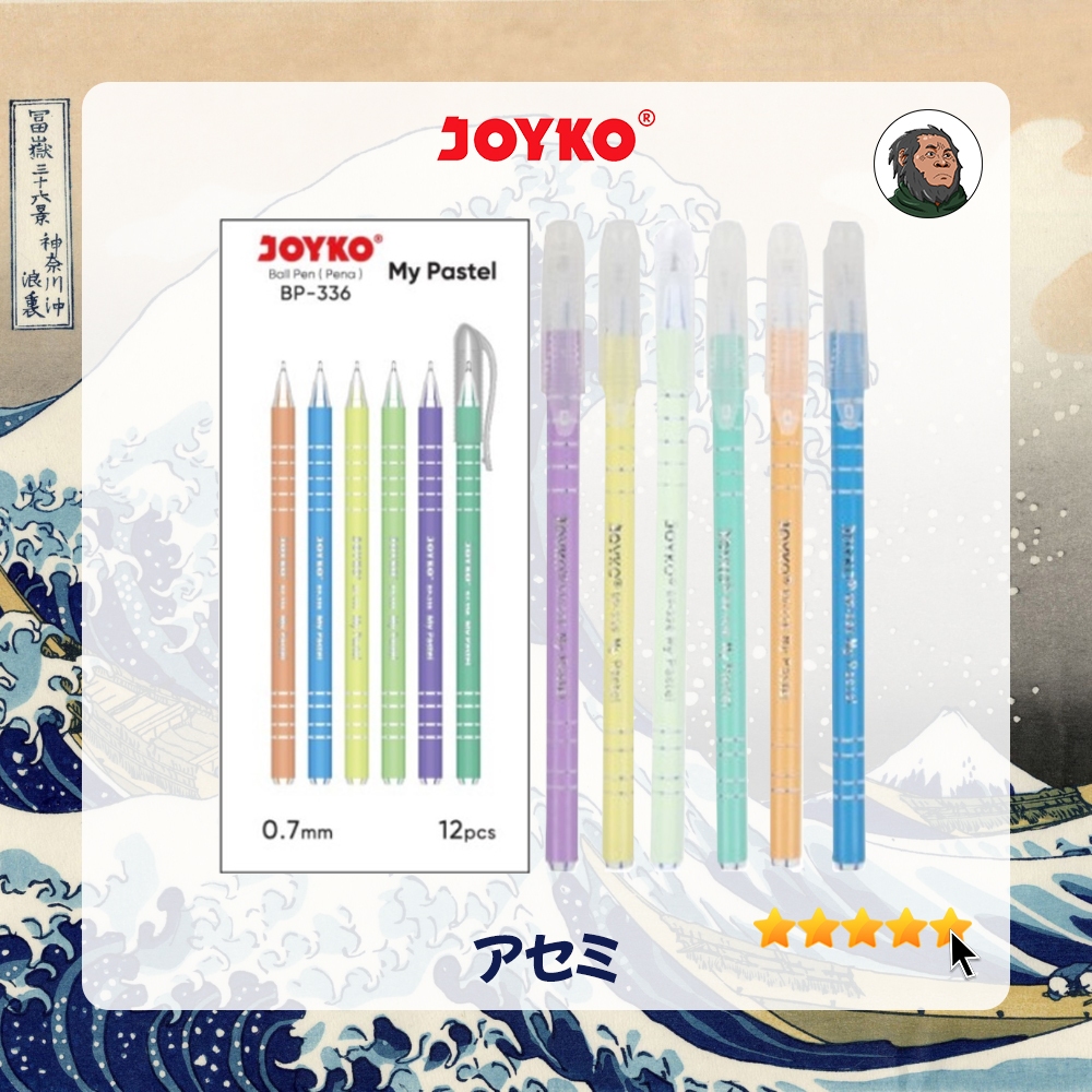 

[1 LSN] Ballpoint Joyko BP-336 My Pastel