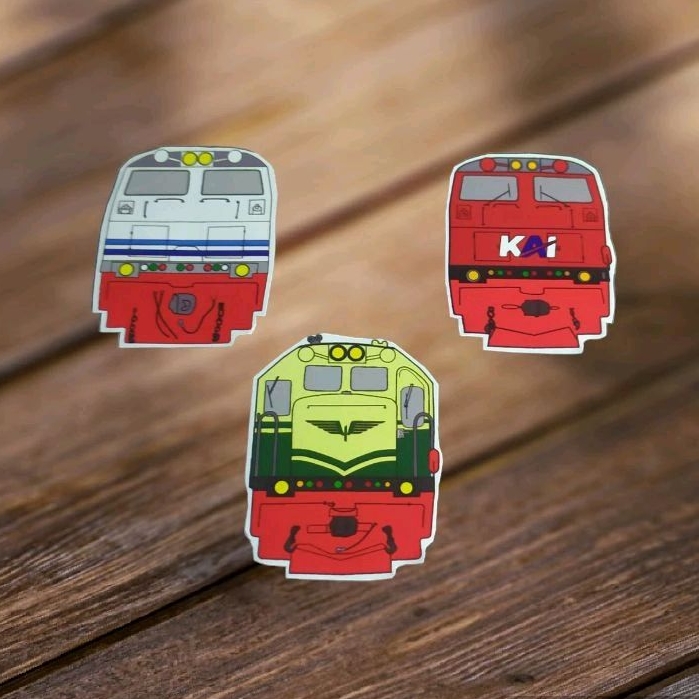 

STIKER LOKOMOTIF KAI, PAKET CC201 VINTAGE, CC201 RnB, CC204