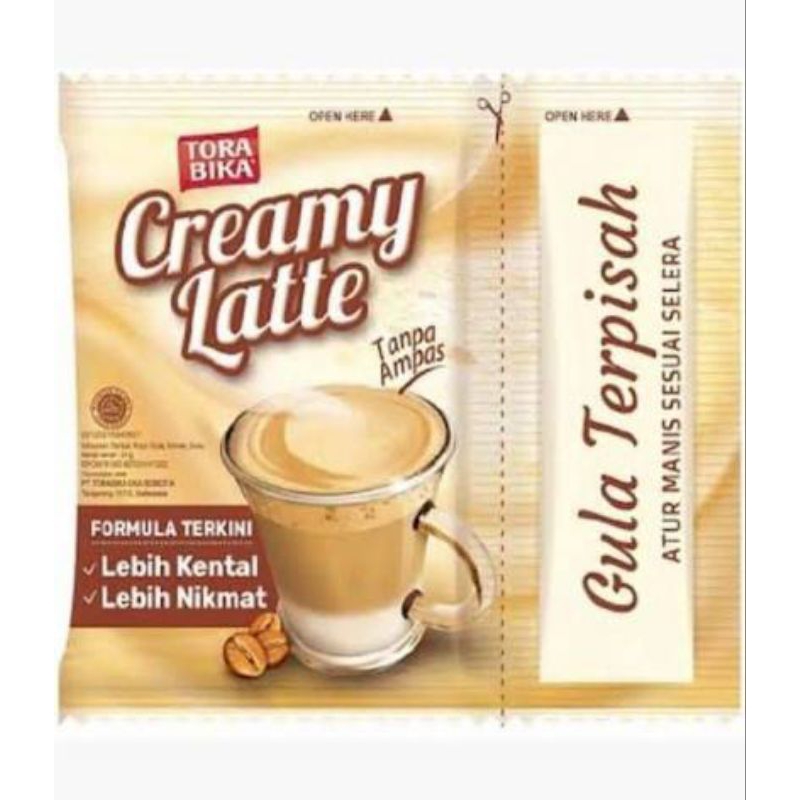 

Torabika Creamy Latte renceng isi 10 sachet