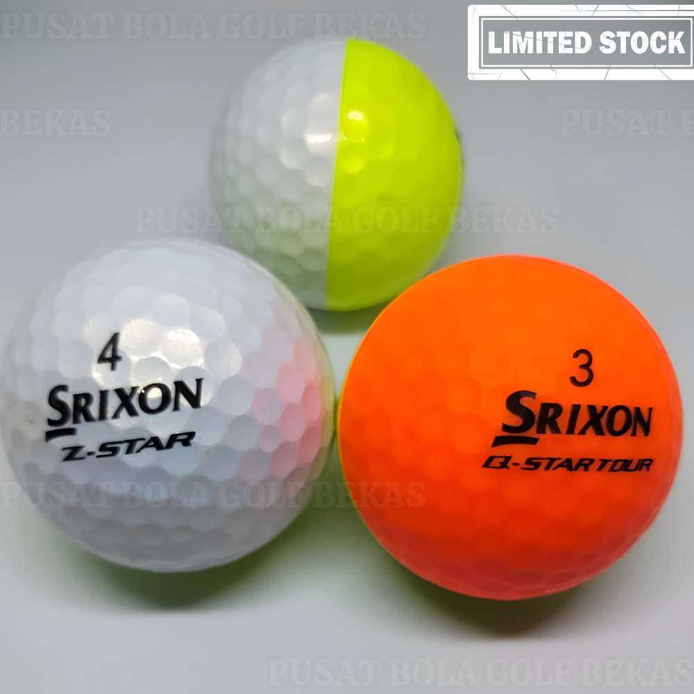 BOLA GOLF SRIXON 2 WARNA Z STAR DAN Q STAR TOUR ORIGINAL 10pcs