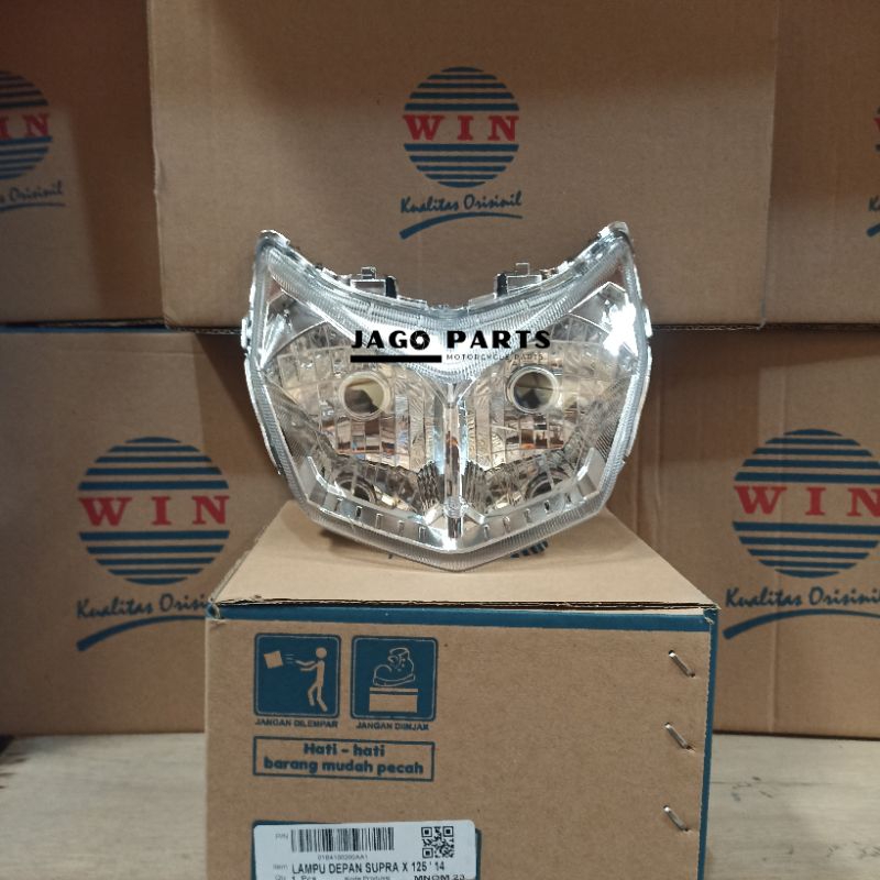 Reflektor lampu depan supra x 125 injeksi