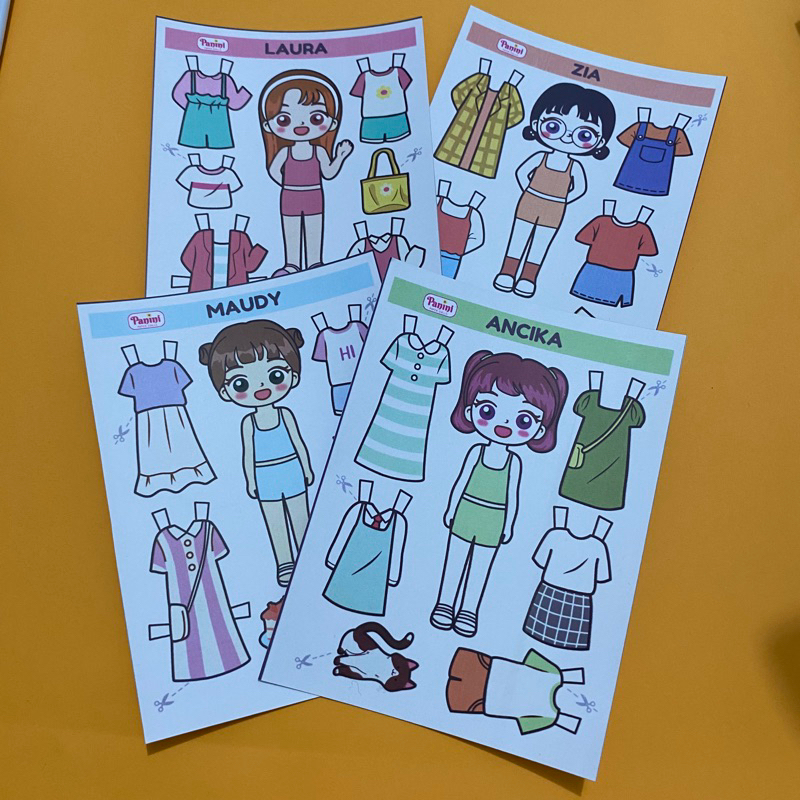Paper Doll, Bp bp an mainan anak jaman dulu