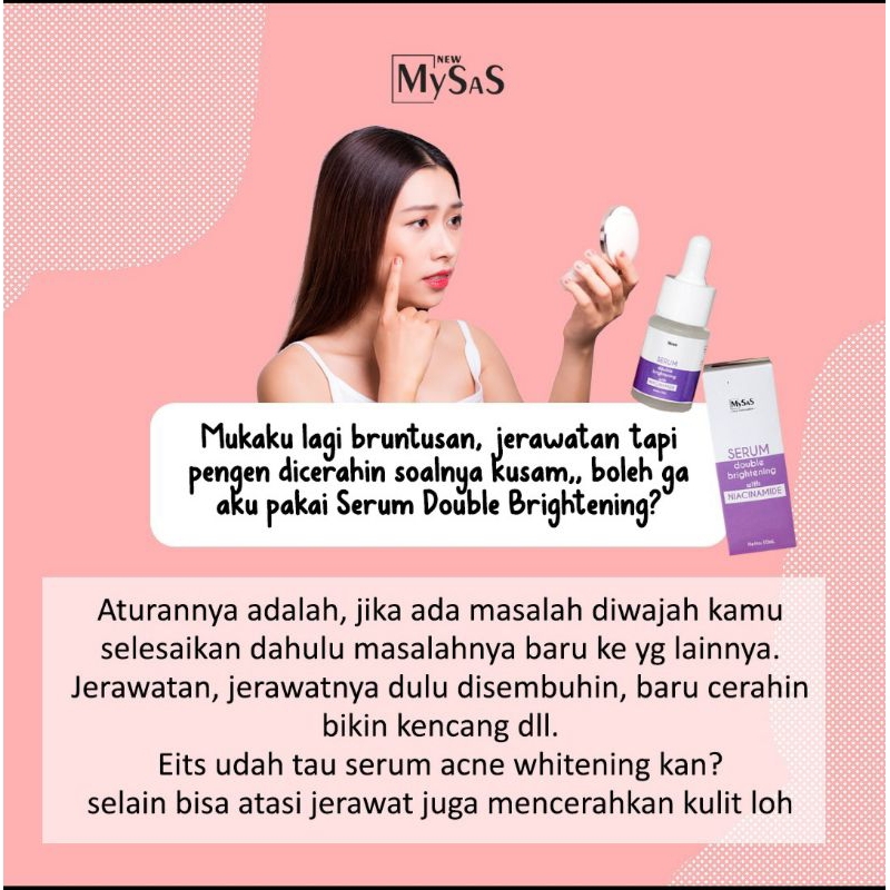 MYSAS SKINCARE SERUM DOBEL BRIGHTENING ORIGINAL HALAL