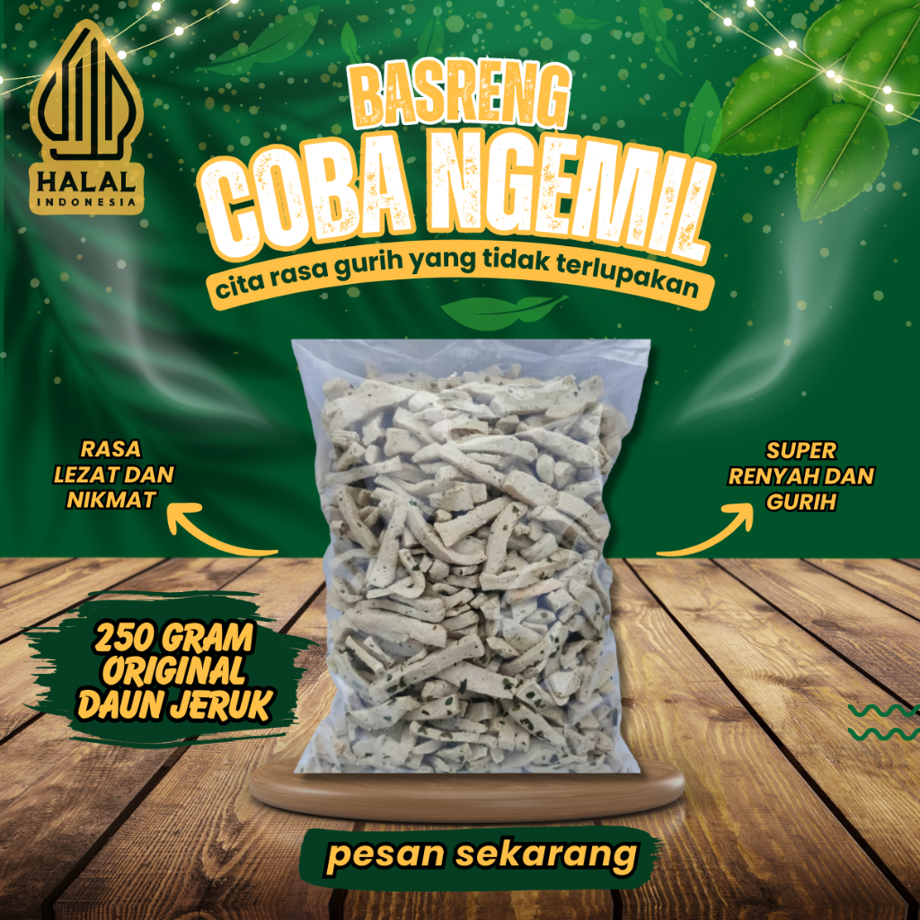 

BASRENG SULTAN VIRAL ORIGINAL DAUN JERUK | BASRENG STIK VIRAL BANDUNG | BAKSO GORENG 250 GRAM