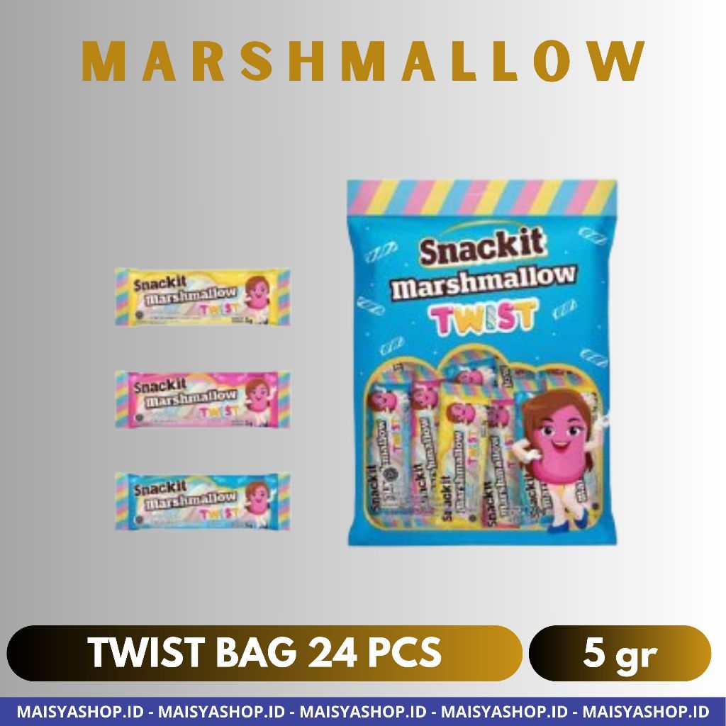 

[MAISYASHOP.ID] MARSHMALLOW TWIST BAG 24 PCS