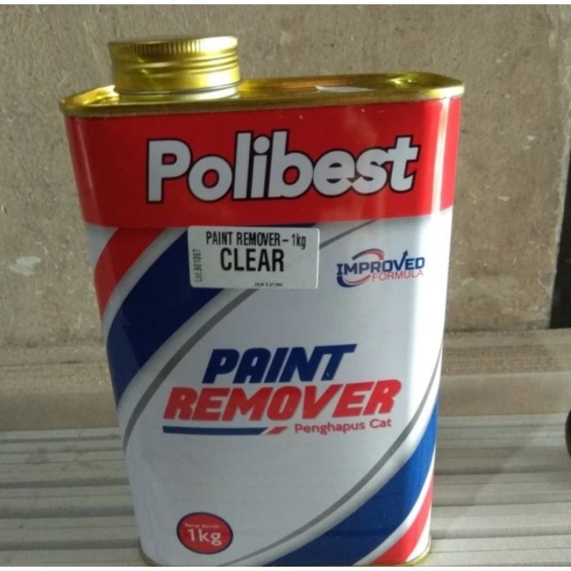 Polibest paint remover 1 liter. pengupas Cat besi kayu
