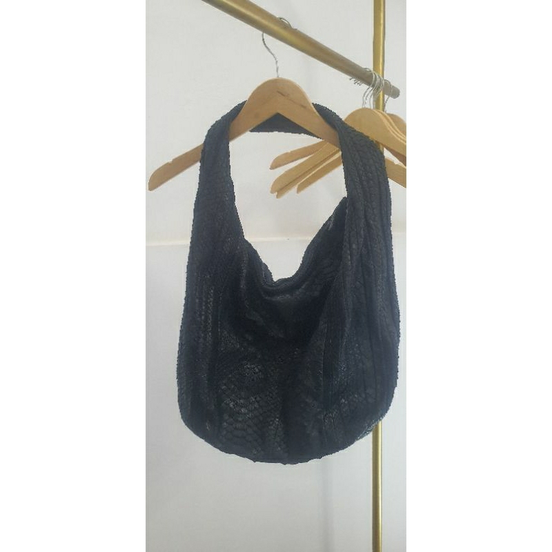 preloved tas kulit ular asli