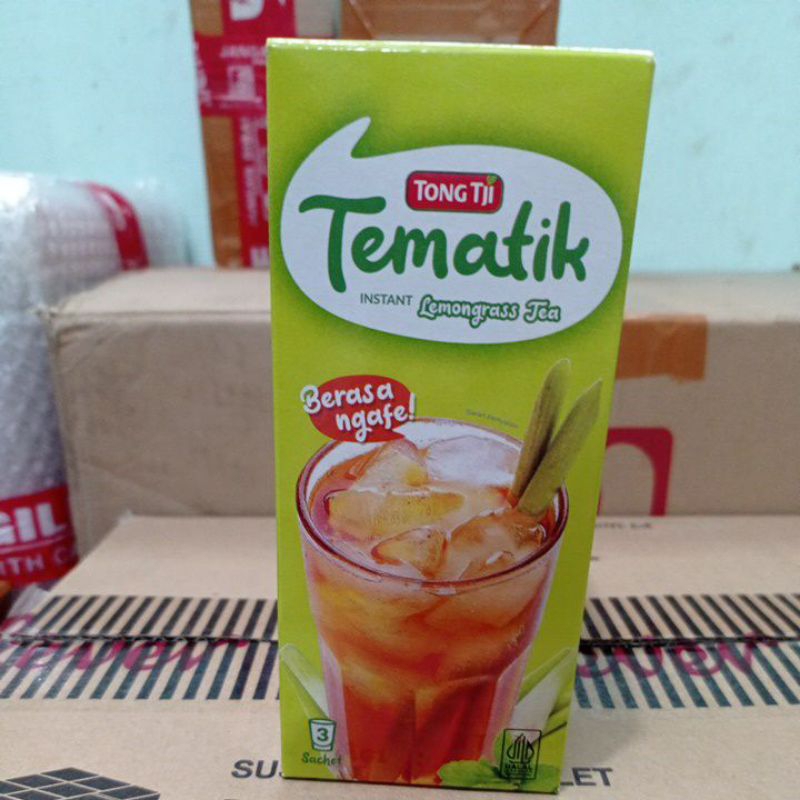 

TONG TJI TEMATIK LEMON GRASS / TEH TARIK ISI 3SACHET