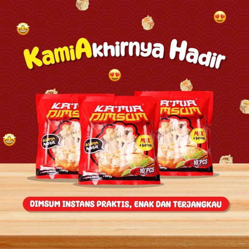 

DIMSUM KA'MIA 1 Pack isi 10pcs sudah termasuk saos