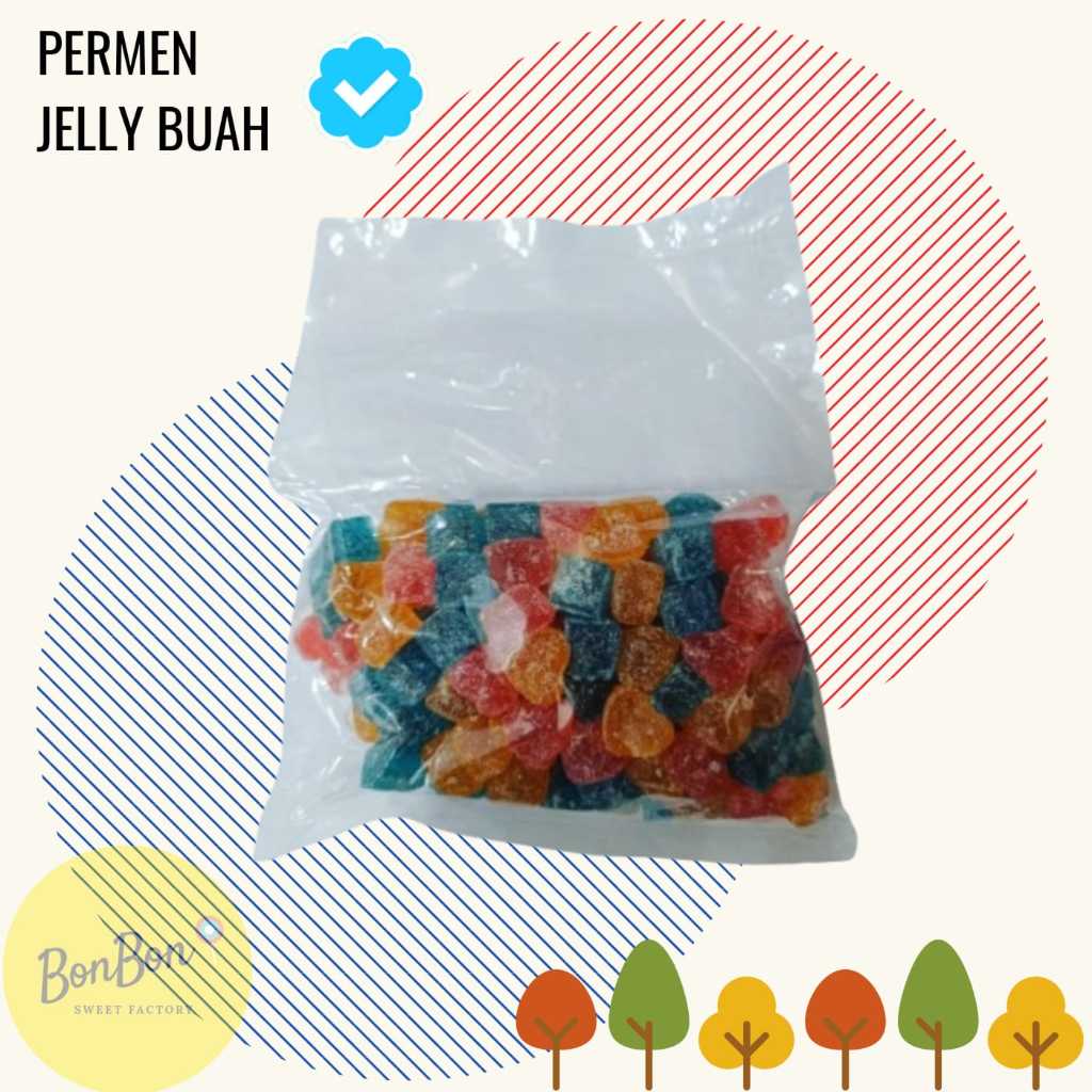 

Permen Jelly Buah Lembut 500 Gr / Soft Fruit Jelly Candy