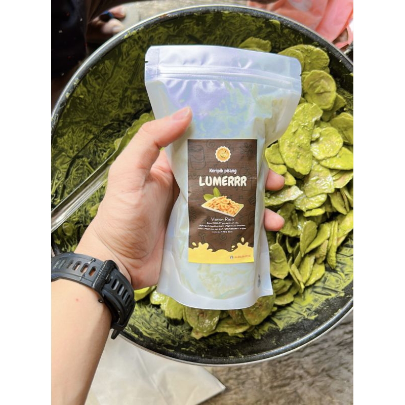 

[VIRALLL] Keripik pisang Lumer matcha by GN
