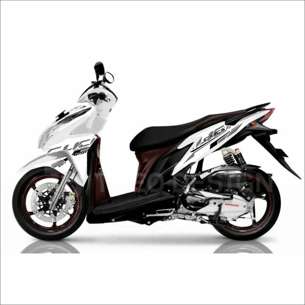 Striping Vario 125 Old Stiker Variasi Honda Vario Old List Simple Custom Style
