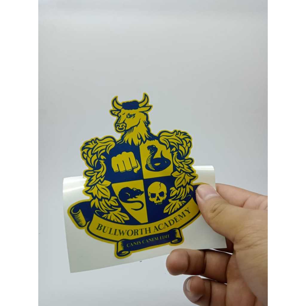 

logo game bully sticker vinyl printing cutting
