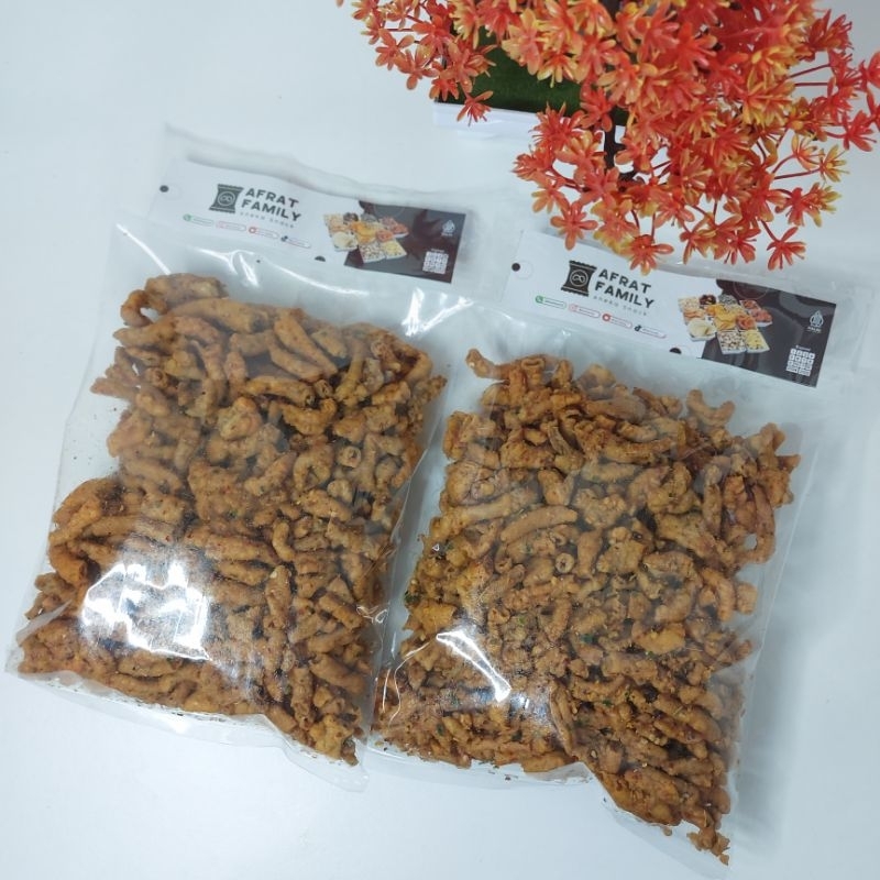 

Usus Kriuk Daun Jeruk Ori & Pedas / Aneka Snack Murah / Oleh oleh Cirebon