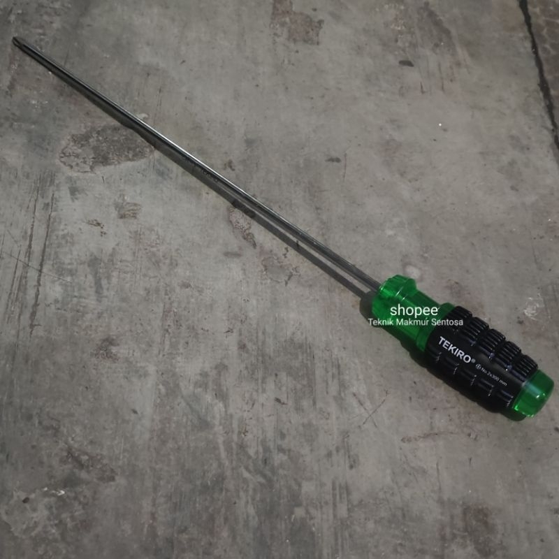 Obeng drei 30cm Gagang Karet Plus + PH2 Tekiro 6 mm Panjang 30 cm